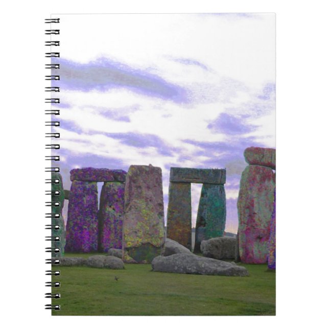 Caderno Espiral Stone Henge (Frente)