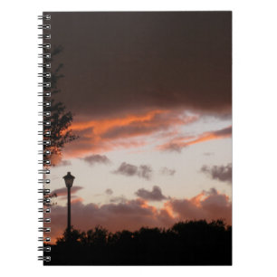 Caderno Espiral Stormy Texas Sunset