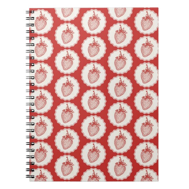 Caderno Espiral Strawberry (Frente)