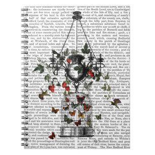 Caderno Espiral Strawberry Chandelier