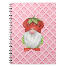 Caderno Espiral Strawberry Gnomo