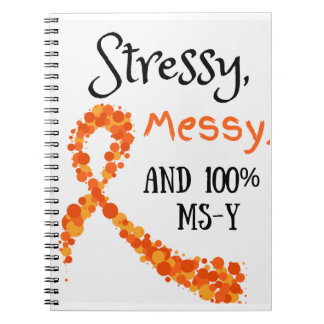 Caderno Espiral Stressy, Mensagem e notebook MS-Y 100%