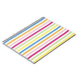 Caderno Espiral Stripes Coloridas