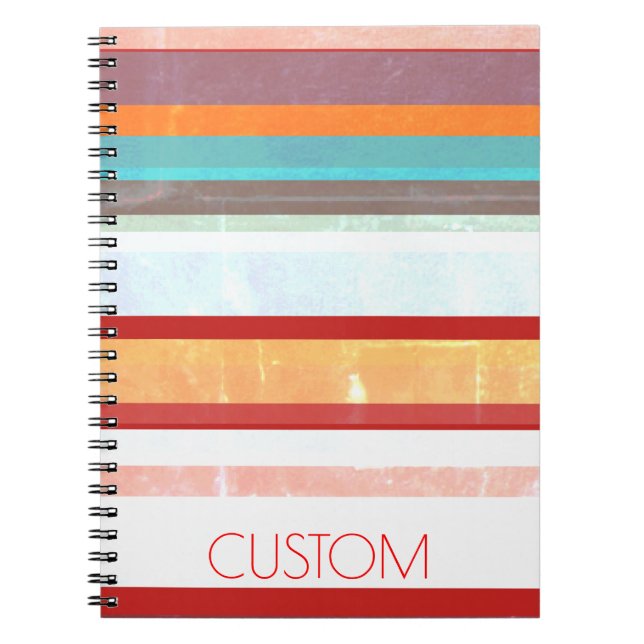 Caderno Espiral Stripes Personalizadas (Frente)