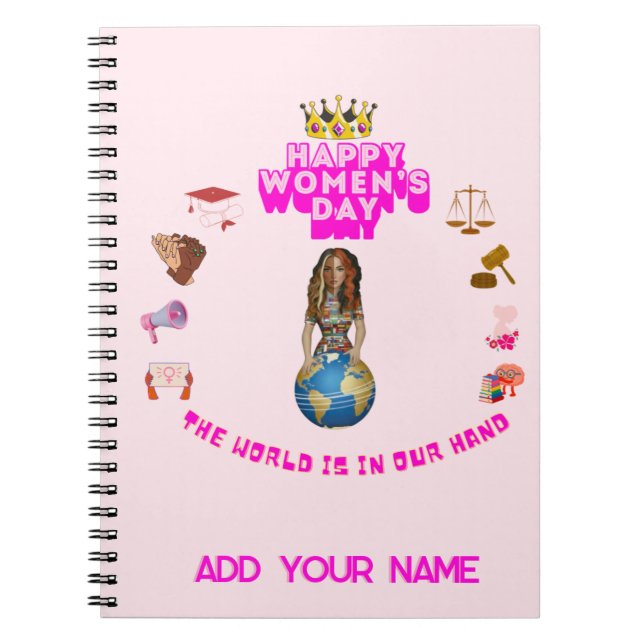 Caderno Espiral Strong Women Unity And Empowerment  (Frente)