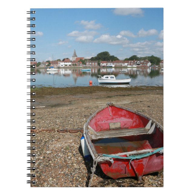 Caderno Espiral Stuning Bosham Harbor Inglaterra (Frente)