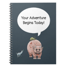 Caderno Espiral Sua Aventura Começa Hoje