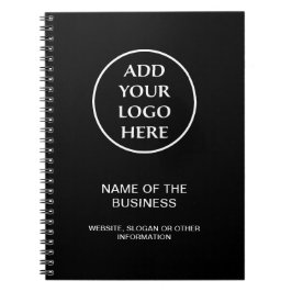 Caderno Espiral Sua empresa comercial profissional de logotipo