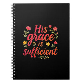 Caderno Espiral Sua Graça é suficiente