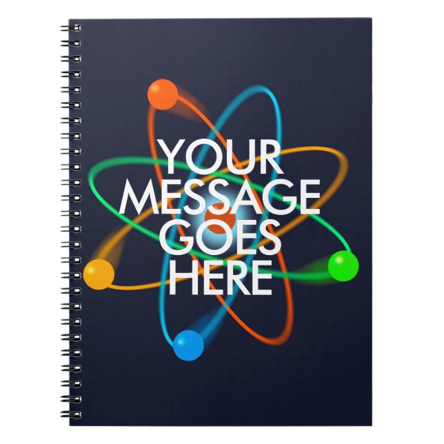 Caderno Espiral SUA MENSAGEM Ciência (Frente)