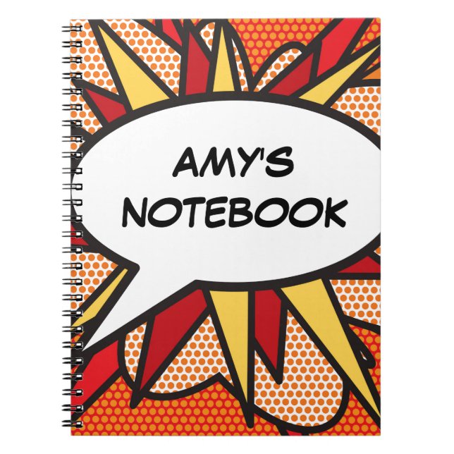 Caderno Espiral Sua Mensagem Diversão De Bolhas Retrorna Livro De  (Frente)