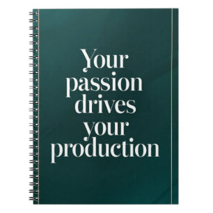 Caderno Espiral Sua Paixão orienta sua opção de produção 2
