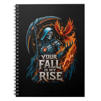 Caderno Espiral Sua Queda É Minha Ascensão Motivação para Negociaç