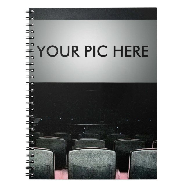 Caderno Espiral Sua vida nos filmes (Frente)