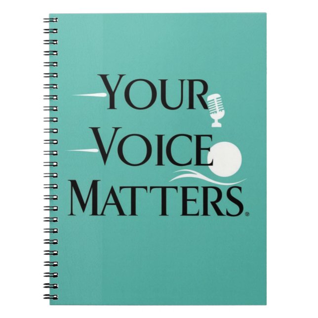 Caderno Espiral Sua Voz Importa opção 2 (Frente)