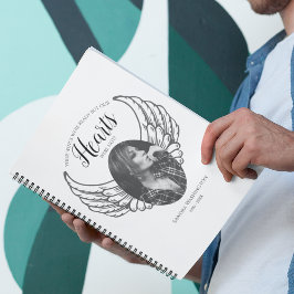 Caderno Espiral Suas Asas Estavam Prontas | Memorial de Fotos par