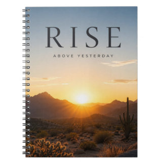 Caderno Espiral Suba Acima do Motivacional Amanhecer de Ontem