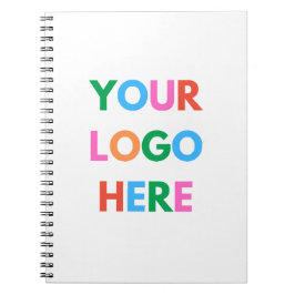 Caderno Espiral Substitua o logotipo por seu | Moderno Personaliza
