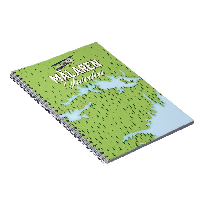 Caderno Espiral Suecia Mälaren (Lado Direito)