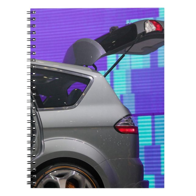 Caderno Espiral SUIÇA, GENEBRA: 75. º Ano de Genebra Auto 10 (Frente)