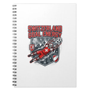 Caderno Espiral Suíça Meta Energia Esqueleto Atacante Nações B