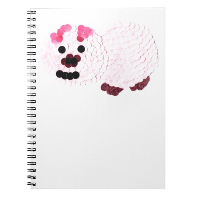 Caderno Espiral Suíno Rosa (Frente)