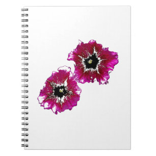 Caderno Espiral Summer Petunias