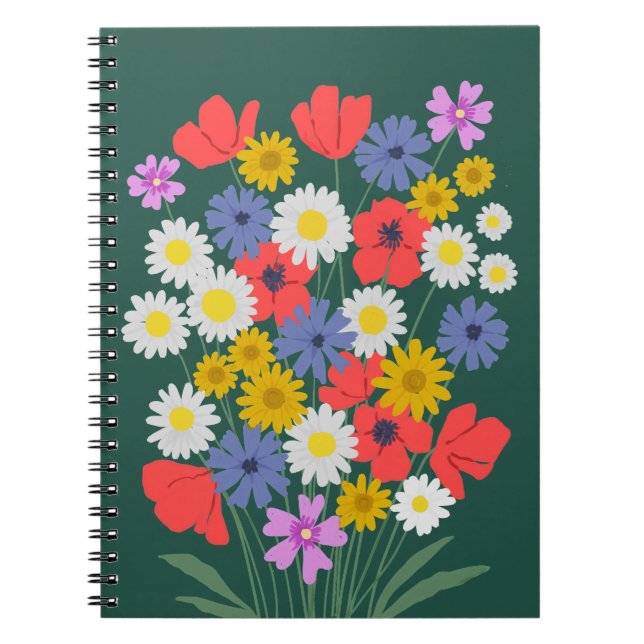 Caderno Espiral Summer Willowers (Frente)