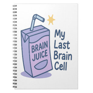 Caderno Espiral Sumo Cerebral - Meu Último Cartoon Celular Engraça