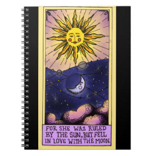 Caderno Espiral Sun & Diário da lua