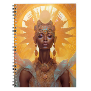 Caderno Espiral Sun Goddess Fantasy Art