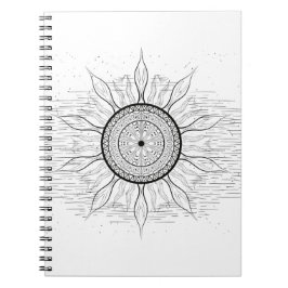 Caderno Espiral Sun Mandala 1
