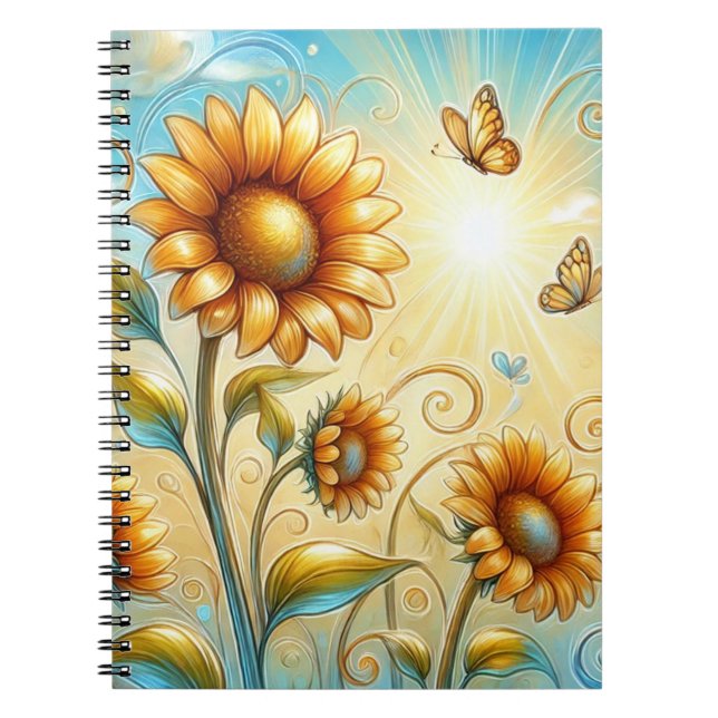 Caderno Espiral Sunbeam Serenade (Frente)