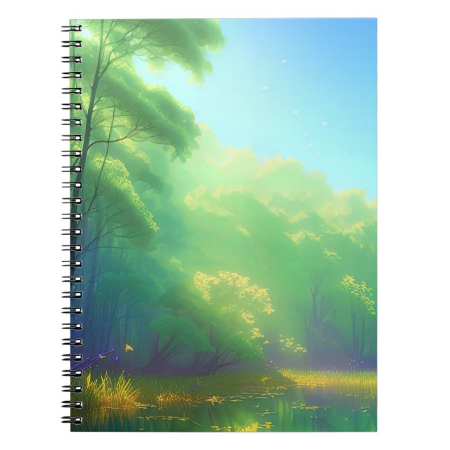 Caderno Espiral Sunlit Oasis (Frente)