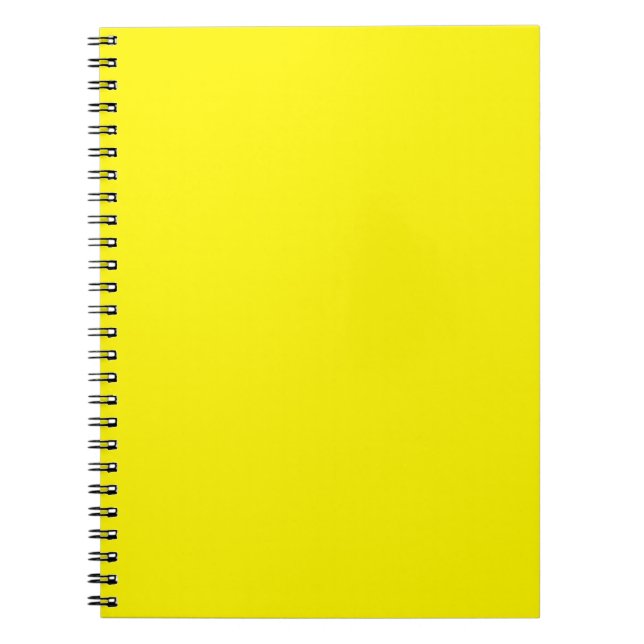 Caderno Espiral Sunny Bright Yellow (Frente)