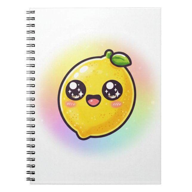 Caderno Espiral Sunny Lemon Vibes Journal (Frente)