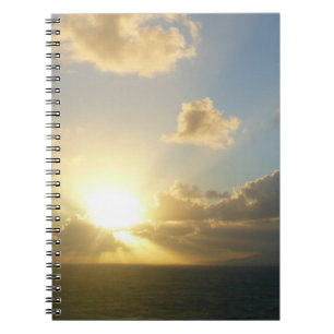 Caderno Espiral Sunrise sobre San Juan II Porto Rico
