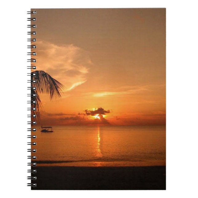Caderno Espiral Sunset de Verão (Frente)