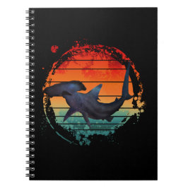 CADERNO ESPIRAL SUNSET DE VINTAGEM DE CABEÇALHO