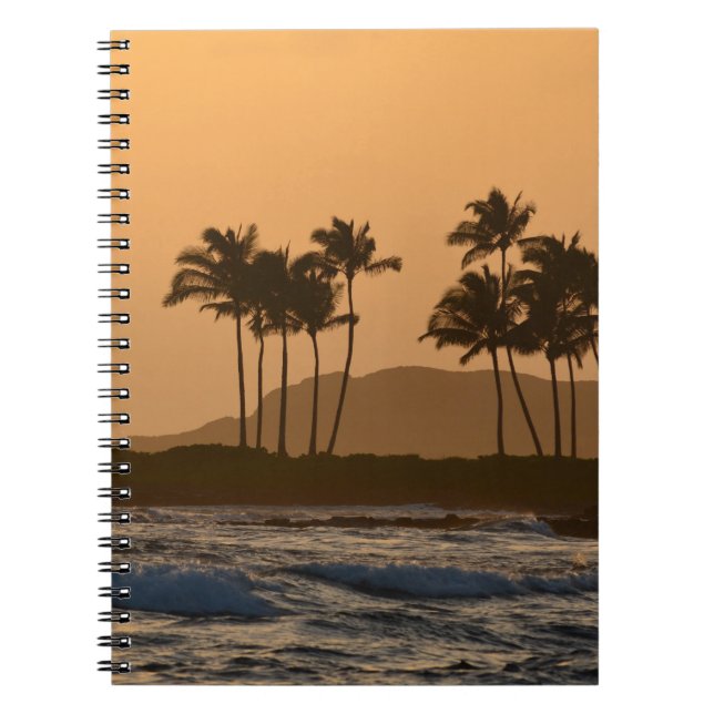 Caderno Espiral Sunset em Kauai (Frente)