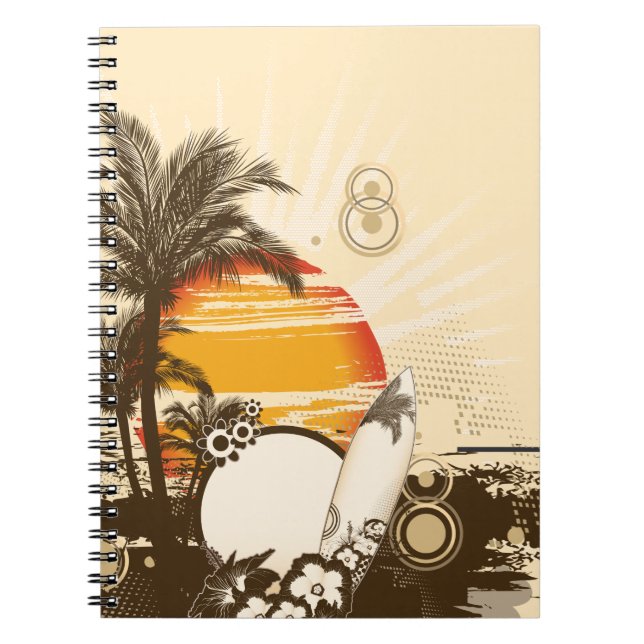 Caderno Espiral Sunset - Notebook (Frente)