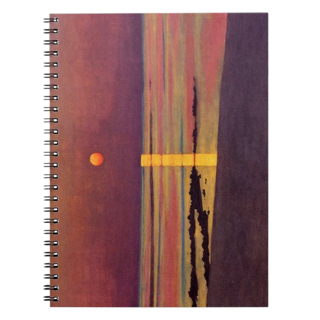 Caderno Espiral Sunset (por Félix Vallotton) (Frente)