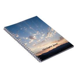 Caderno Espiral Sunset Sky Personalizado