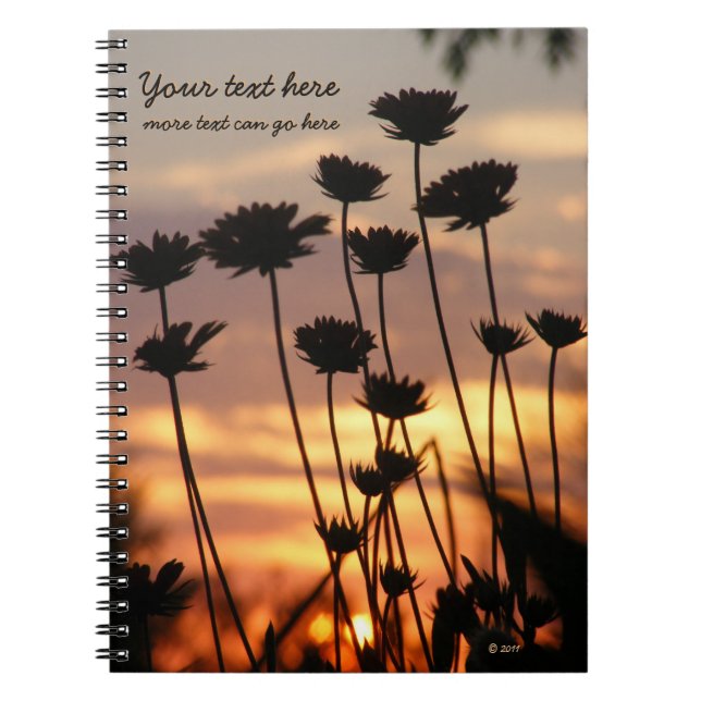 Caderno Espiral Sunset Wildflower Notebook (Frente)