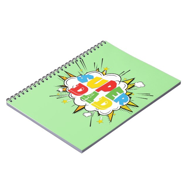 CADERNO ESPIRAL SUPER DAD (Left Side)