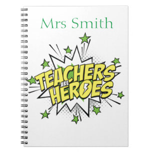 Caderno Espiral super-herói do notebook 