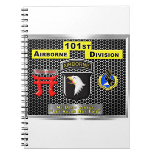 Caderno Espiral Super Nova Design da Divisão Aerotransportada de 1