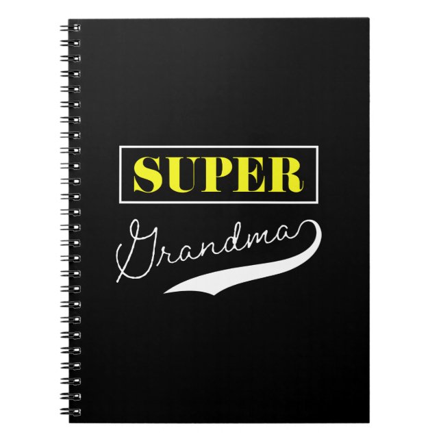Caderno Espiral Super Vovó (Frente)