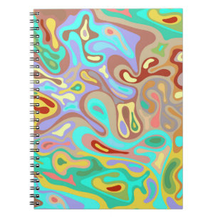 Caderno Espiral Superfície líquida 12