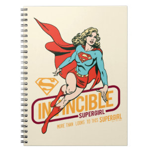 Caderno Espiral Supergirl Invencível - Gráfico Retroativo